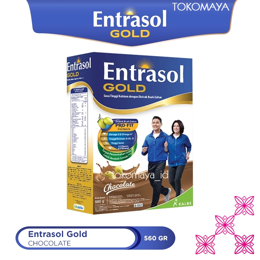 

ENTRASOL GOLD COKLAT - SUSU TINGGI PROTEIN DAN KALSIUM (DH ENTRASOL GOLD 600 G)