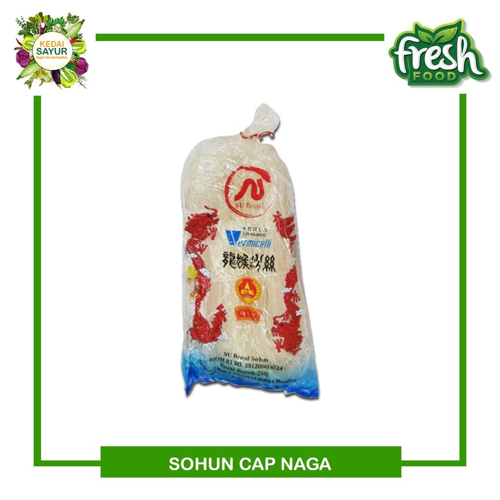 

Sohun/soun/soon cap Naga bungkus - Gerai Sayur Segar Depok