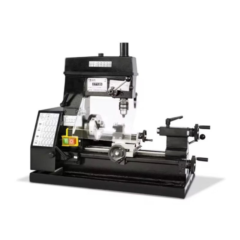 Mesin Bubut Milling Drilling Mini Bor Machine Lathe Multifunction 220V