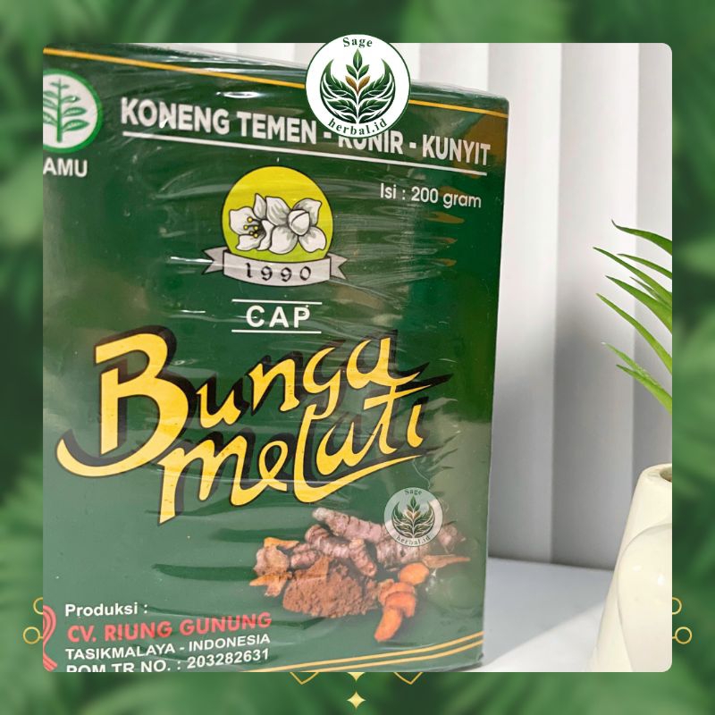 

Jamu Kunyit Koneng Temen Cap Bunga Melati 200gr