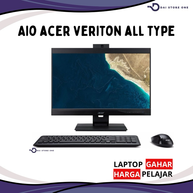 PC All in One Acer Veriton i5 9Th 8GB SSD 256GB Bergaransi Murah