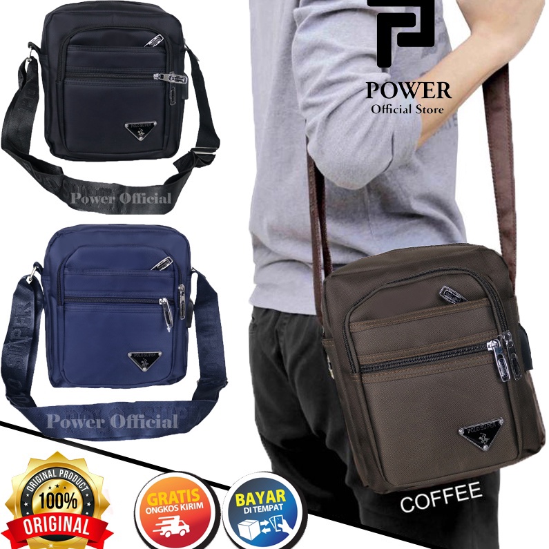 Paling Diminati Polo Super 993 Tas Selempang Pria Sling bag Polo Original Tas Slempang Cowok Trendy 
