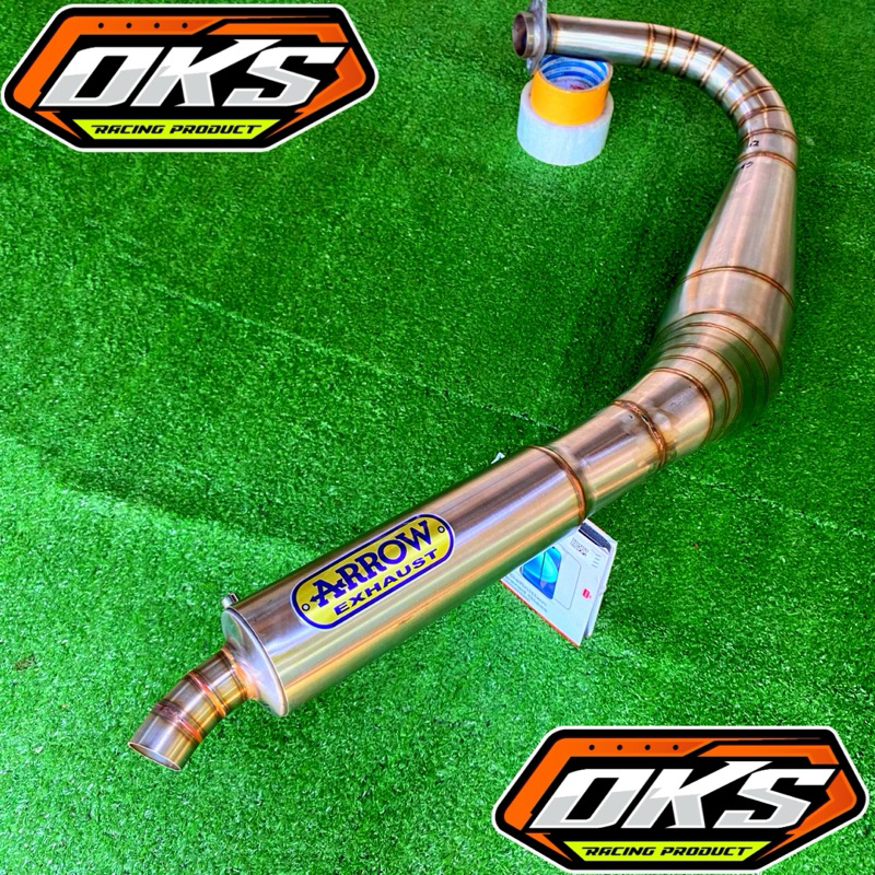 Knalpot Racing ARROW Stainles Model Kobra Pnp Yamaha Rx King