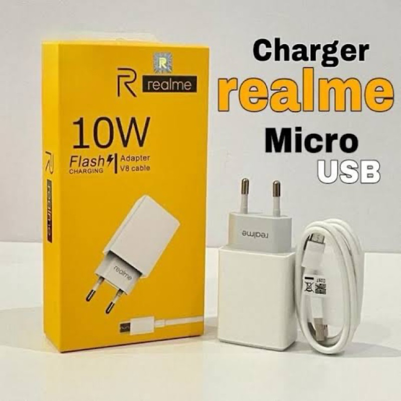 Fast Charger Realme Micro Usb 10W 2A Realme C1/C2/C3/C11/C12/C15/C21/ Realme 5/ 2 pro Premium Qualit