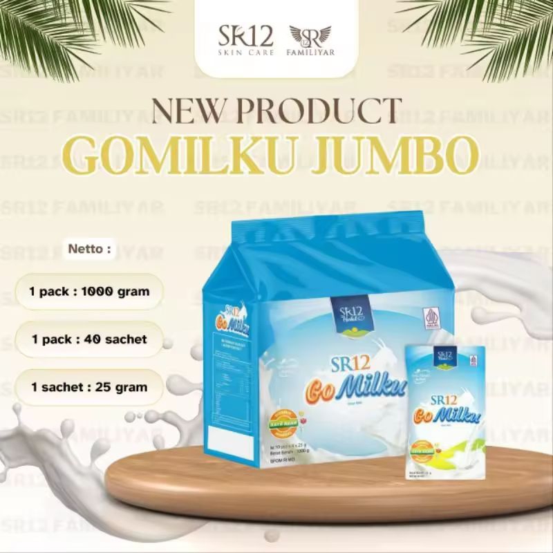 

SR12 Go Milku ORIGINAL Bundling 5 Sachet Susu Kambing Etawa Mengurangi Kolesterol Darah Rendah Gula