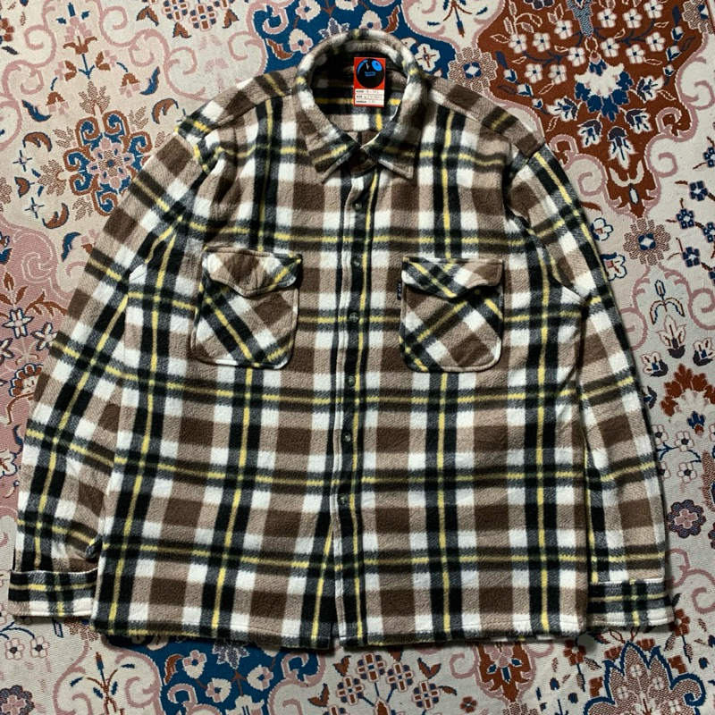 Kemeja Flanel Fleece Symbiose Second Original