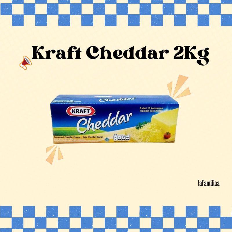 

Kraft Cheddar 2Kg