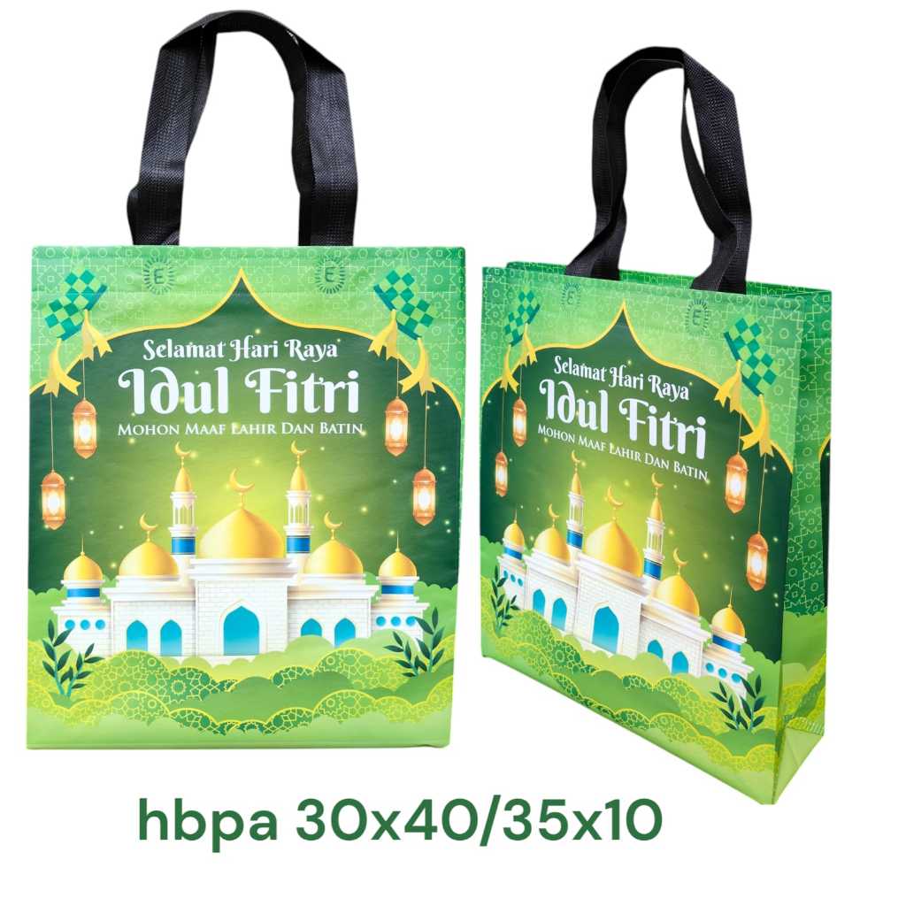 

(isi 12) Tas Lebaran Idul Fitri Box Laminasi 30x40/35x10