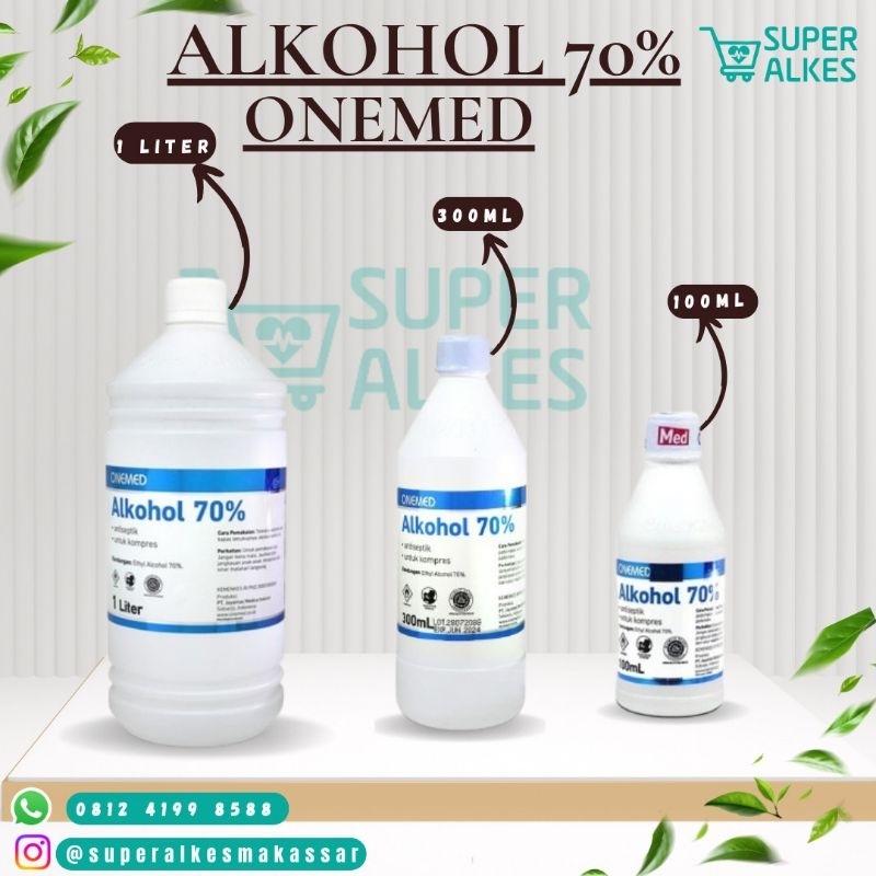 ALKOHOL 70% ONEMED/ ANTISEPTIK LUKA