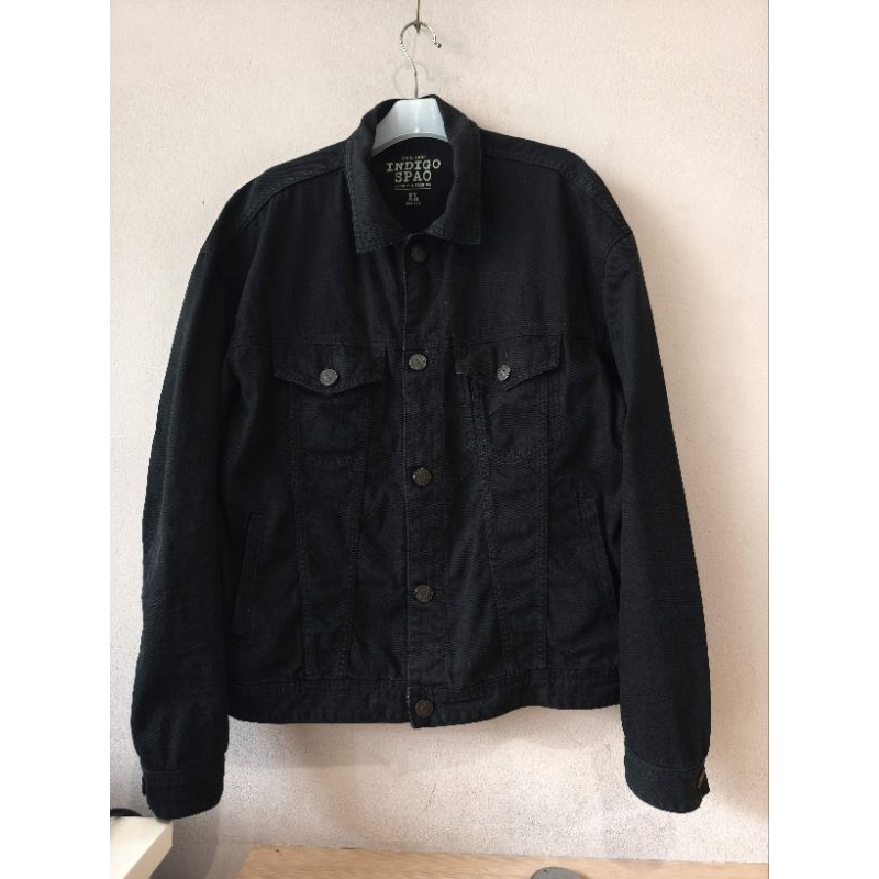 INDIGO SPAO Black Denim Jacket