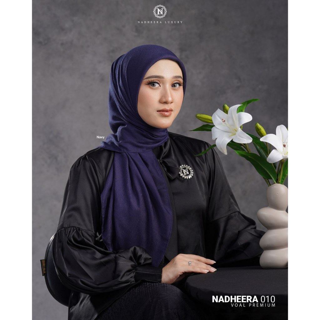 NADHEERA HIJAB SQUARE NADHEERA 010 VOAL PREMIUM