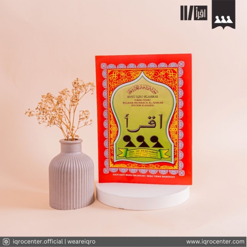 IQRO Klasikal Besar// Ukuran 20,5 x 15,5 cm