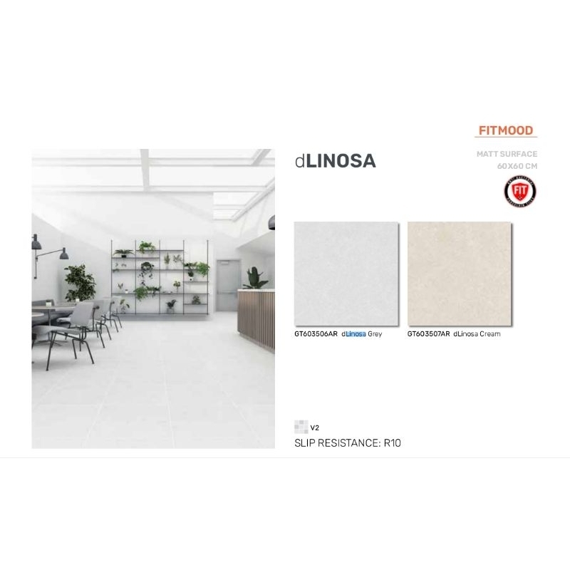 dLinosa matt Roman granit 60x60 granit keramik untuk lantai dan dinding
