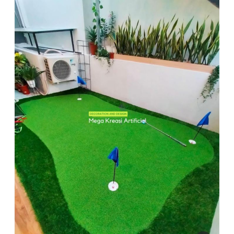 Pembuatan Mini Golf Sintetis - Custom Lapangan Golf - Mini Golf Sintetis