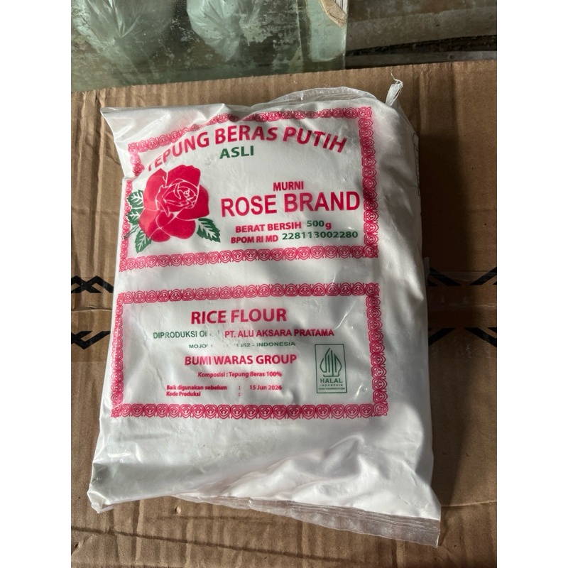 

tepung beras rose brand 500g