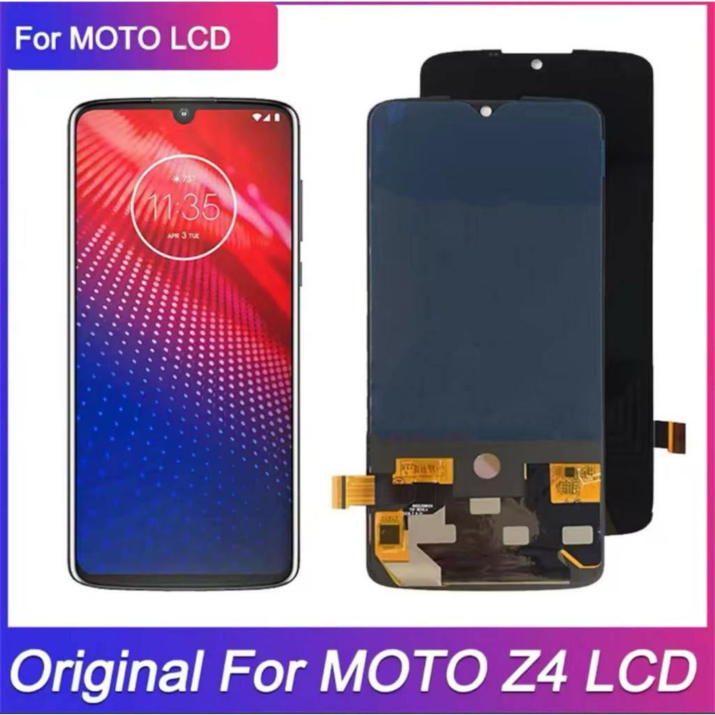 Original For Motorola Moto Z4 LCD Display Replacement Touch Screen Digitizer Assemble For Moto Z4 LC