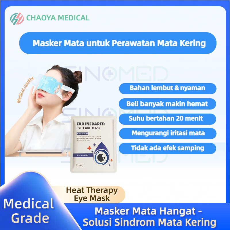 Masker Mata Hangat untuk Sindrom Mata Kering - Far Infrared Heat Therapy Eye Mask Adults - Masker Ma