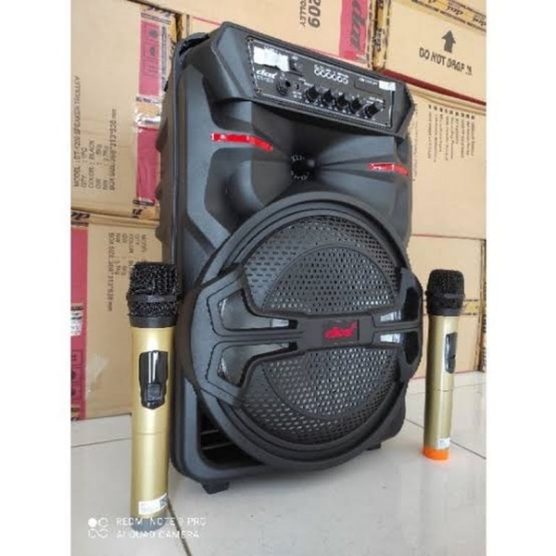 Speaker Bluetooth Trolley DAT DT-1209 | 12" Woofer