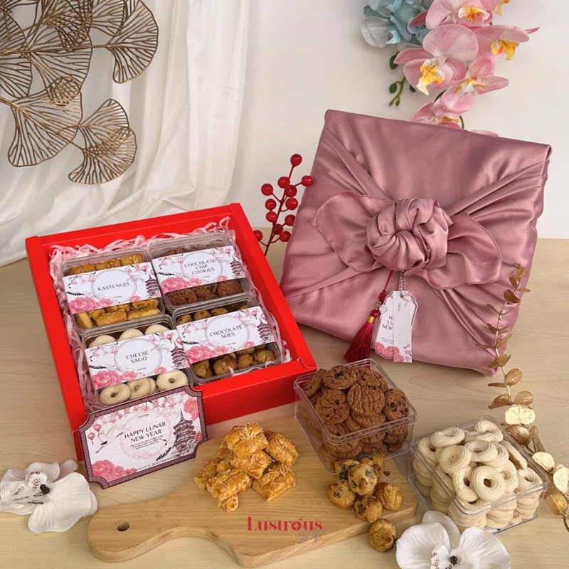 

LONGEVITY SET - Hampers Imlek / Chinese New Year / Lunar New Year Gift / Parcel Kue Cookies Sincia