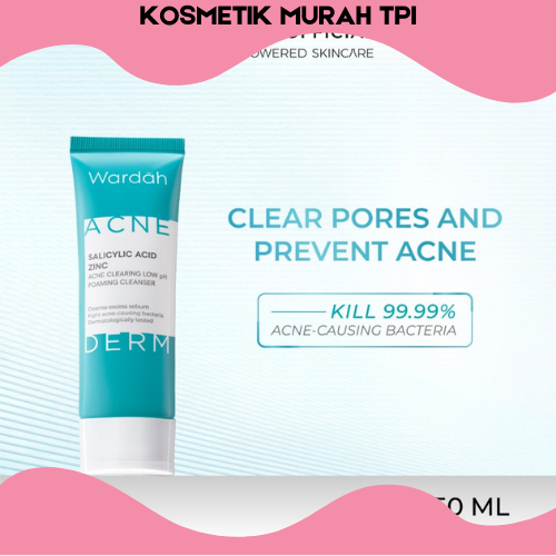 #KOSMETIKMURAHTPI# Wardah Acnederm Pure Foaming Cleanser #foamingcleanser #acnederm #WARDAH