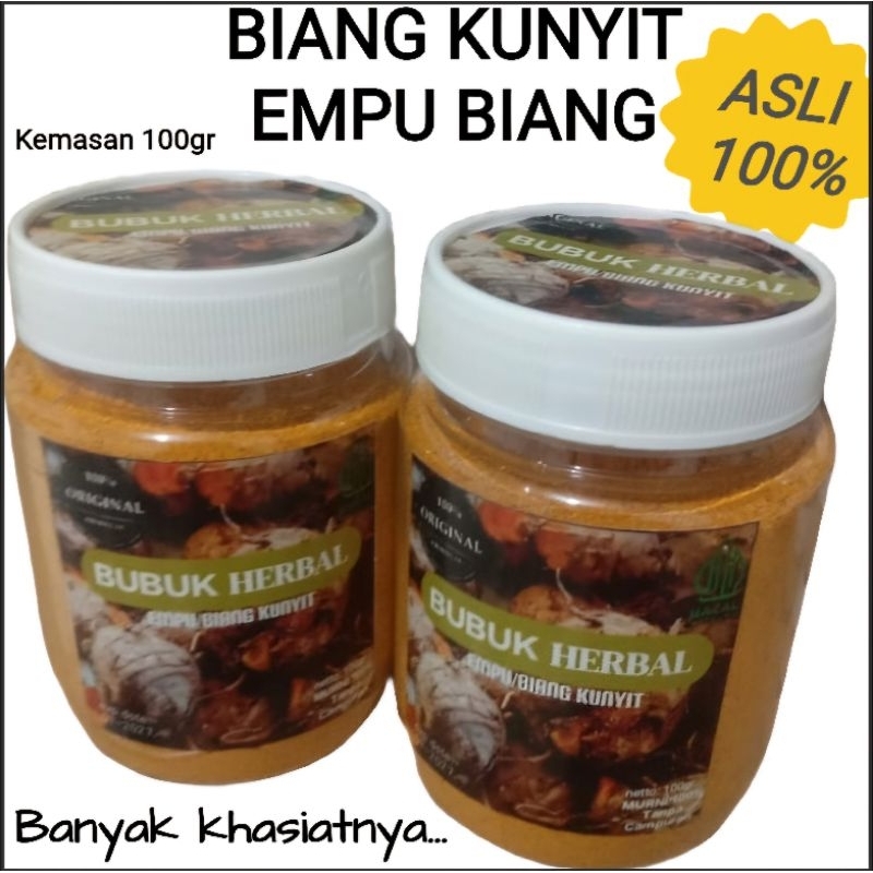 

[OBAT HERBAL ASAM LAMBUNG]Bubuk Herbal asli BIANG KUNYIT (empu biang)