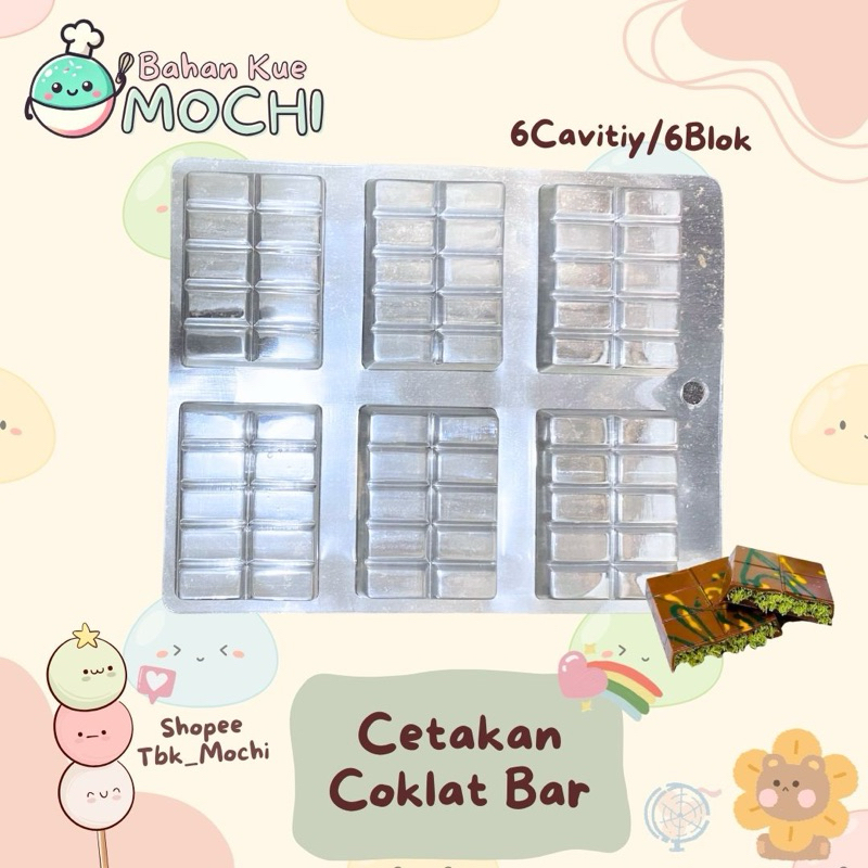 Cetakan Coklat Bar / Cetakan Coklat Dubai / Cetakan Coklat Viral Dubai