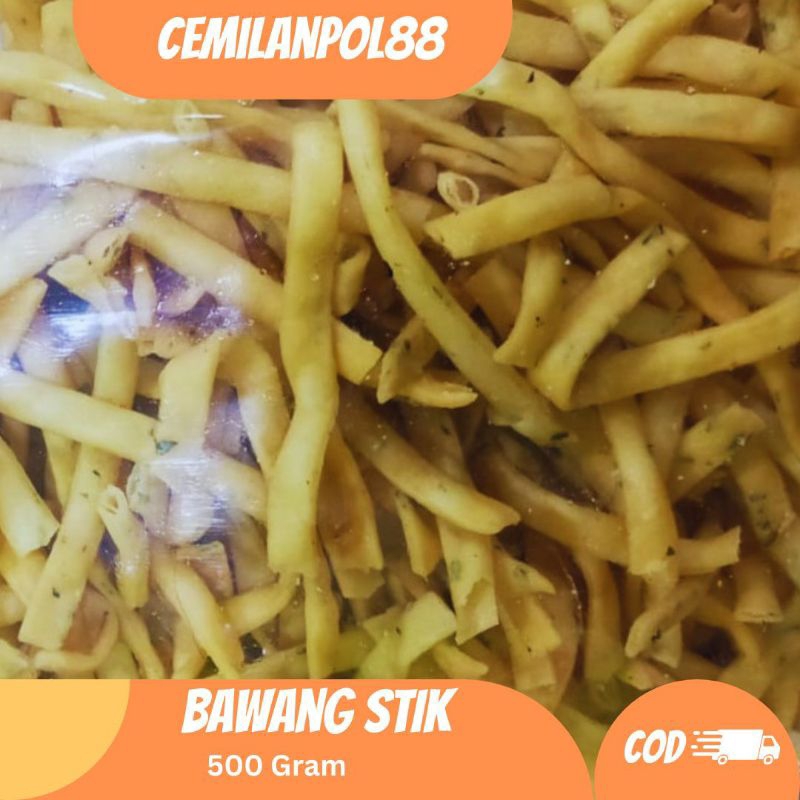 

STIK BAWANG 500 GRAM | CEMILAN GURIH DAN RENYAH | CEMILANPOL88