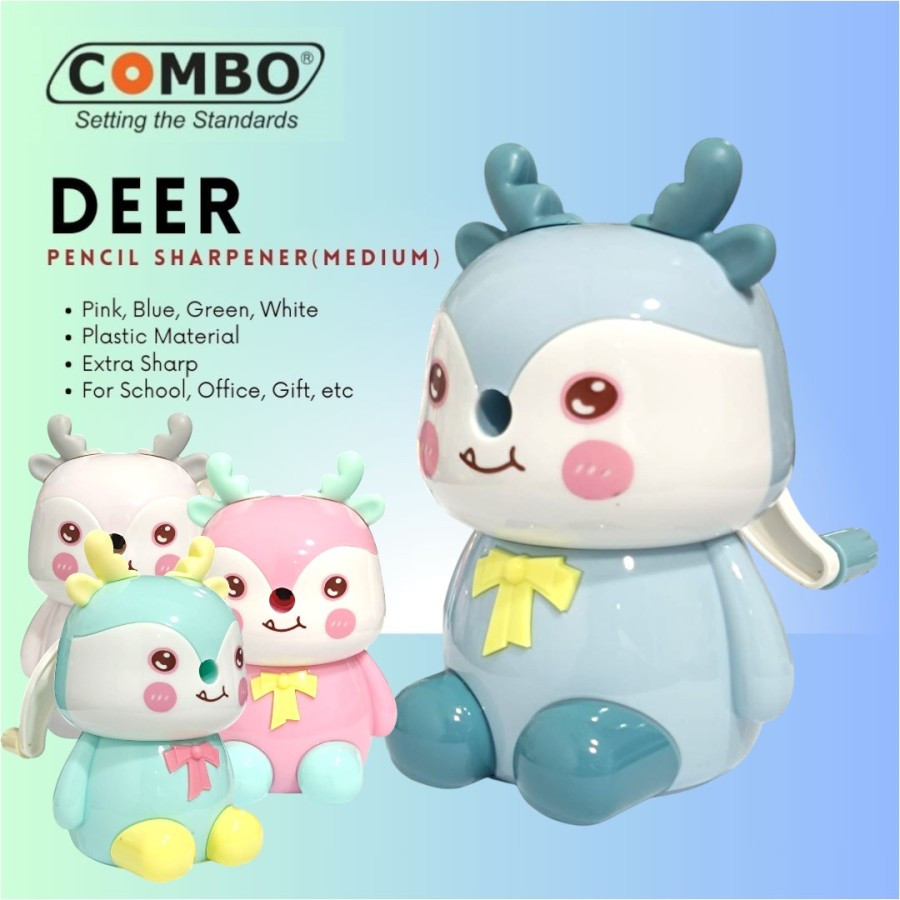

Serutan Pensil Putar Lucu / Table Mechanical Sharpener SH-702 / Penyerut Pensil / Rautan Pensil Meja Deer