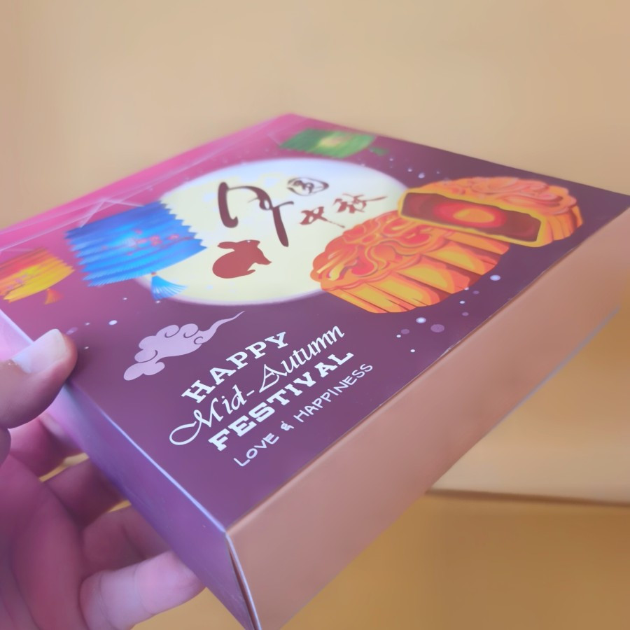

5 Pcs Dus Pacaging Cookies Hampers Motif Violet Rabbits Pink Sekat 4 Box Ukuran 19 x 19 x 5cm