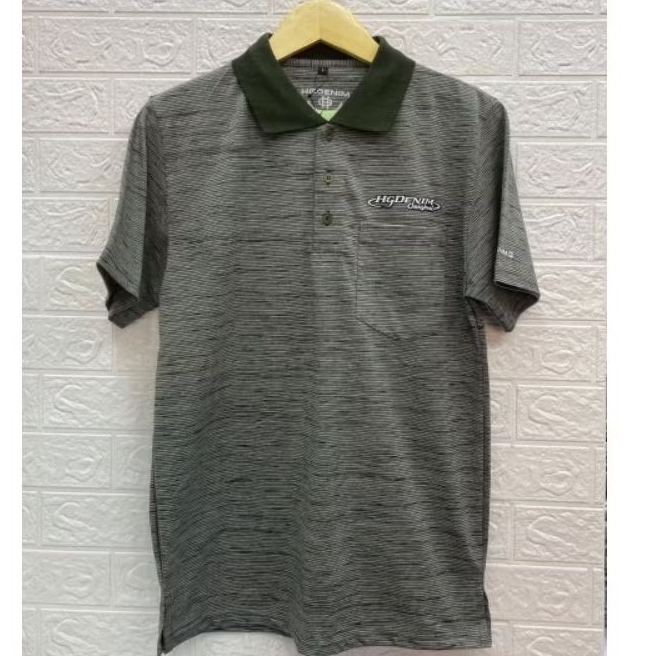 Baju Pria Dewasa Kerah Saku Kantong Salur Katun