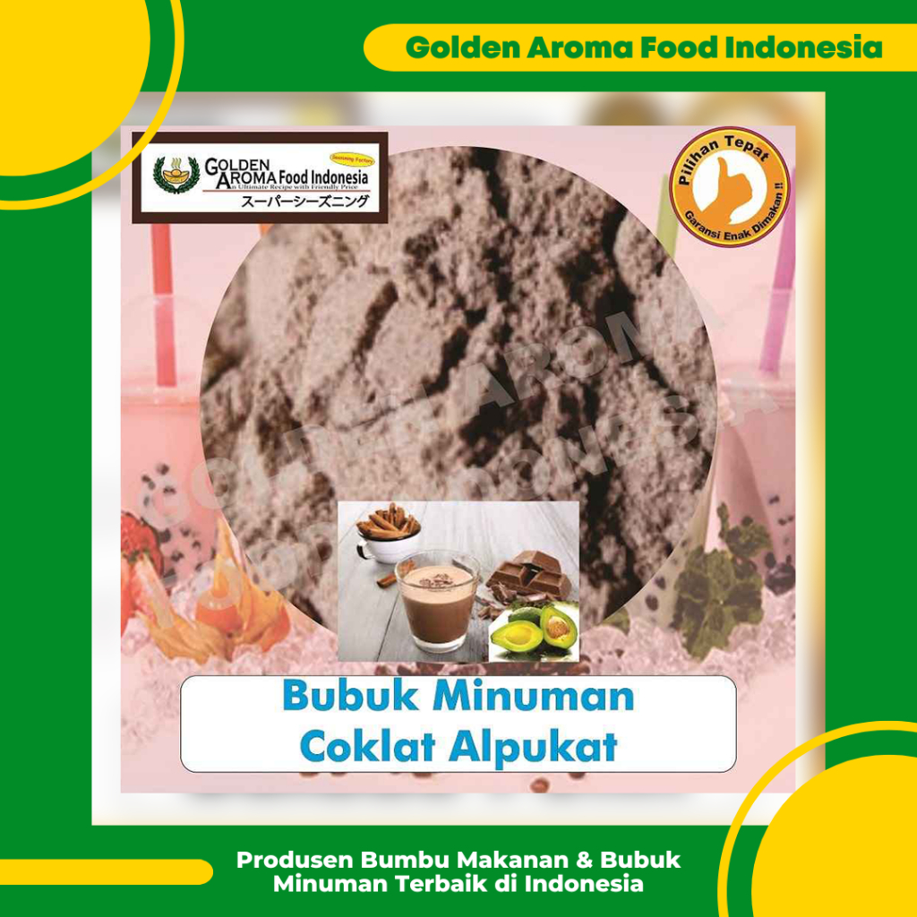

Bubuk Minuman Coklat Alpukat 1 Kg Cokelat Avocado Chocolate Drinking Powder Enak Murah Halal GAFI