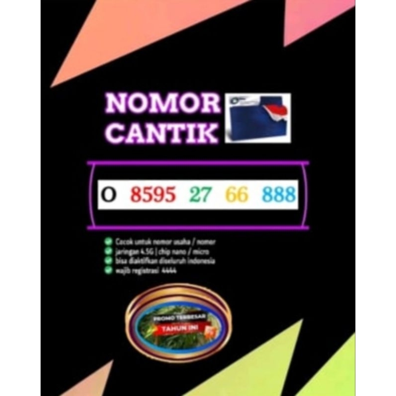 Nomor Cantik XL Triple