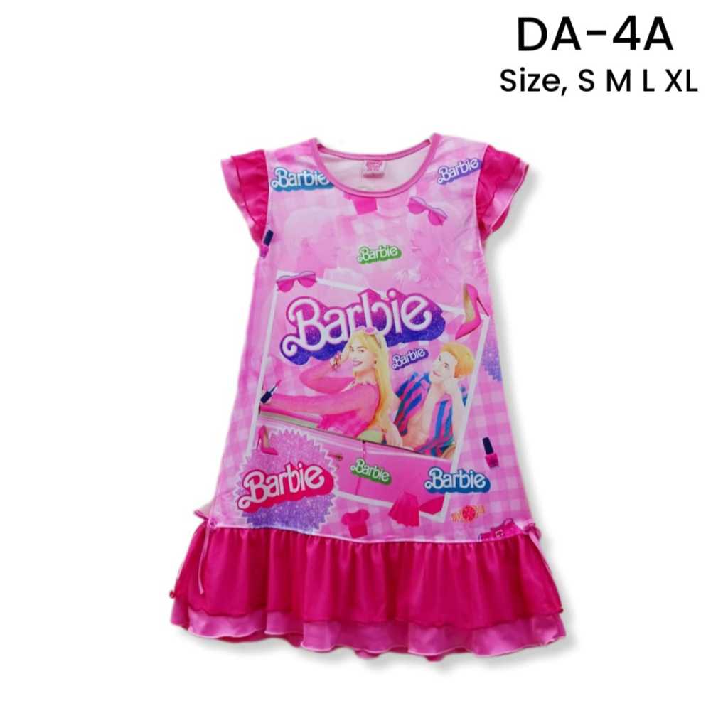 Dres anak rumahan/daster santai anak/baju unicroun /baju frozen pink fanta