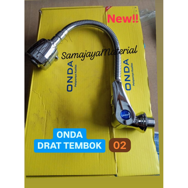 KRAN ANGSA CUCI PIRING ONDA ORI VTUL . Drat tembok . Kran cuci piring onda flexible