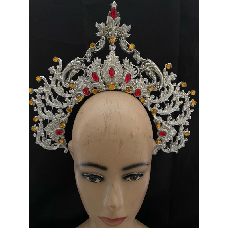 mahkota sinta/aksesoris tari warna silver/mahkota tari murah/aksesoris tari murah