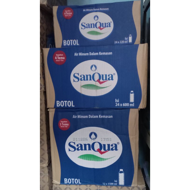 SanQua Botol 600 ml (24 botol)