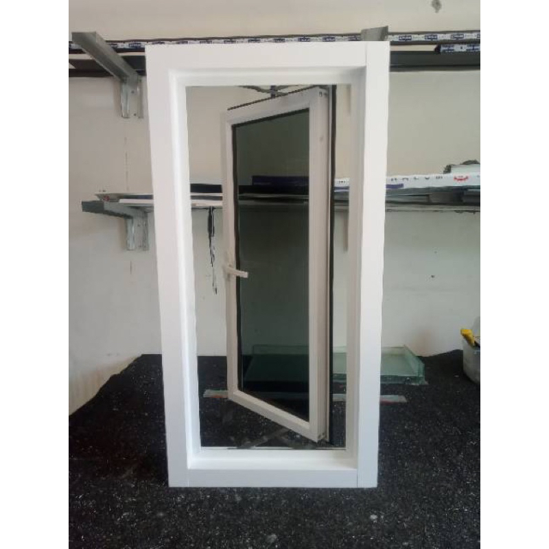 40 x 100 Jendela Cesment Alumunium Putih
