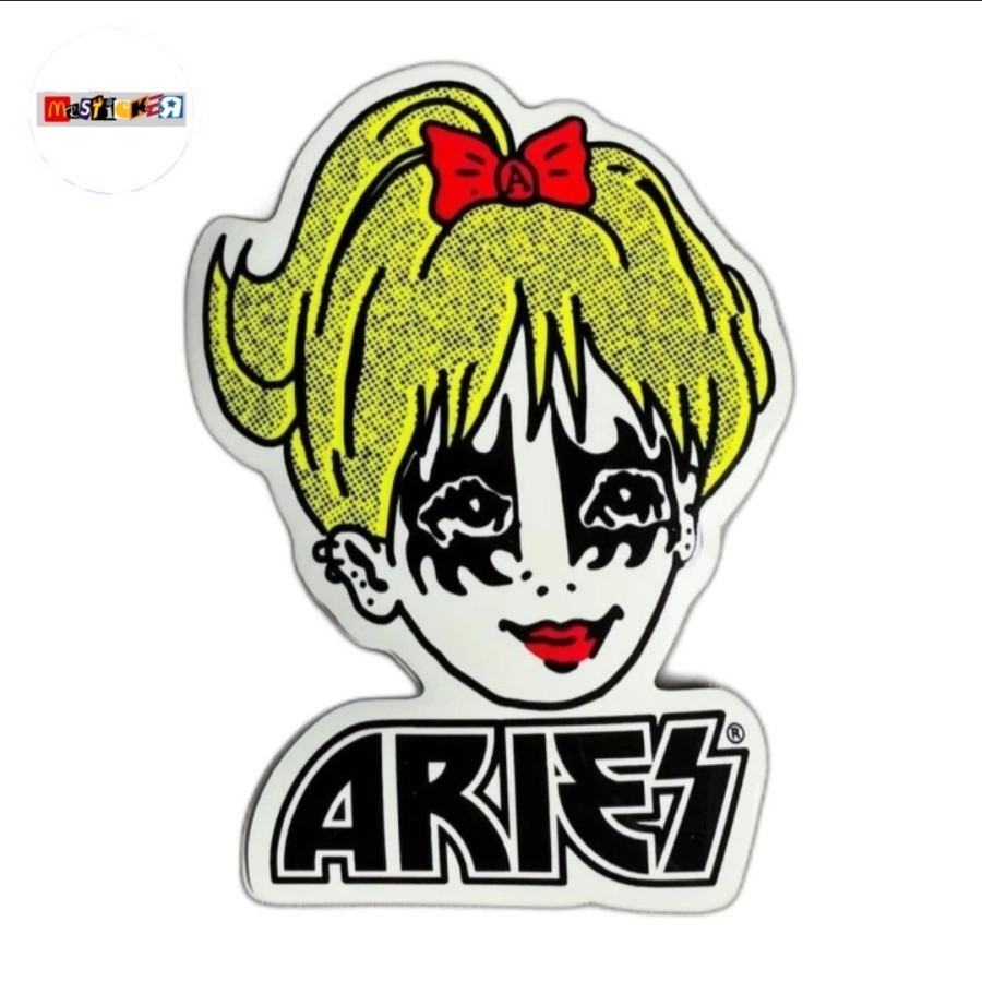 

sticker Aries Arise kiss logo graphic stiker streetwear