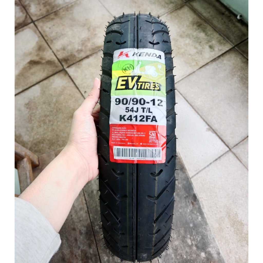 Ban Luar KENDA K412FA 90/90 RING 12 TUBLES