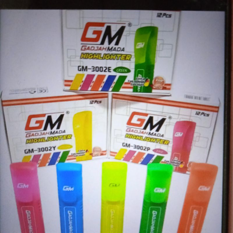 

GM haighlighter GM 300 per 1 pack