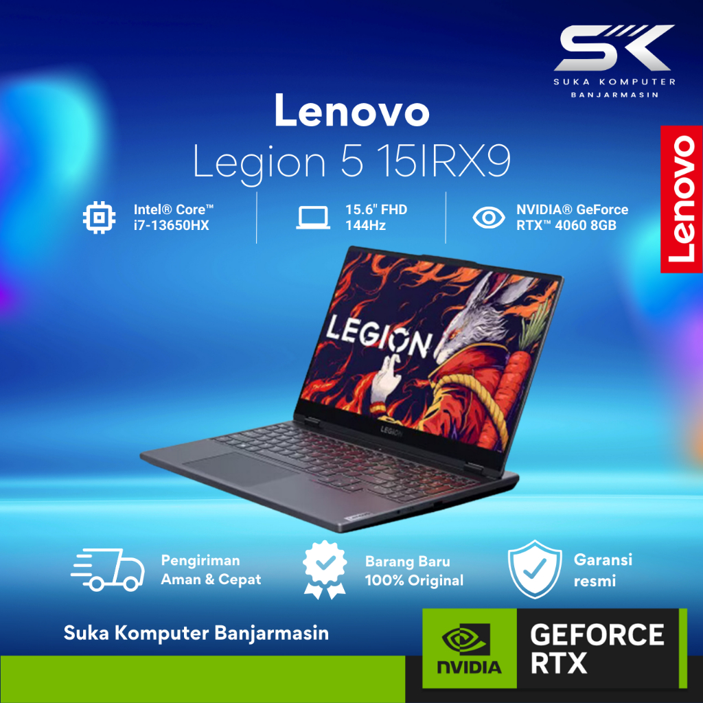 Lenovo Legion 5 15IRX9 /Core i7-13650HX/24GB/512GB SSD/RTX4060