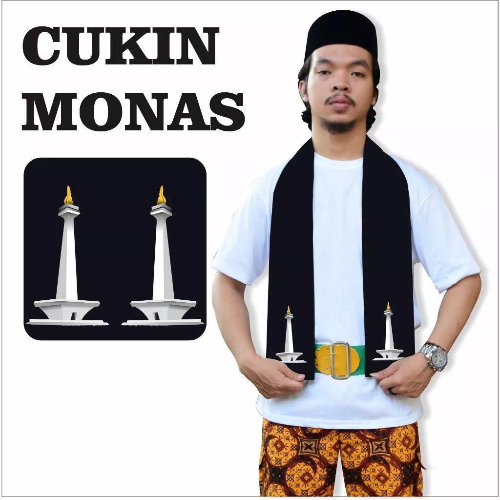 Syal Batik Selendang monas syal betawi selendang betawi