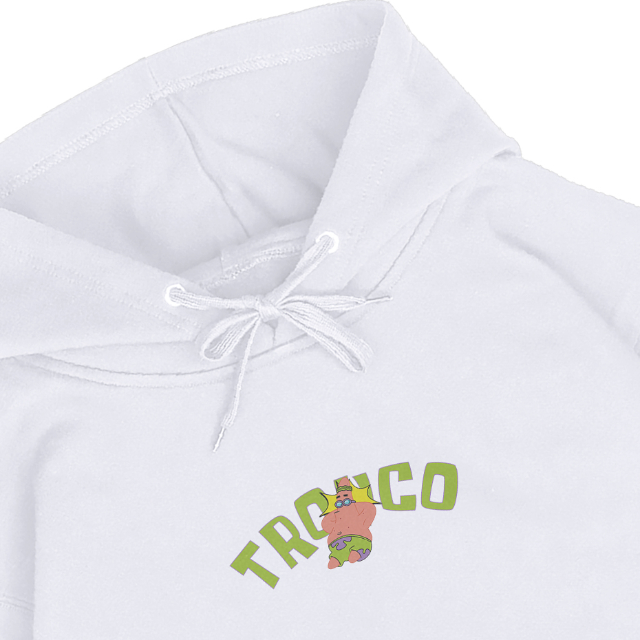 Troy Company Hoodie White Im Not Lazy - Hoodie Pria Putih KH 2820