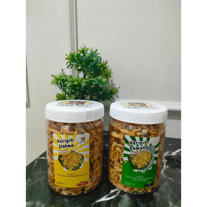 

kripik bawang asin/manis
