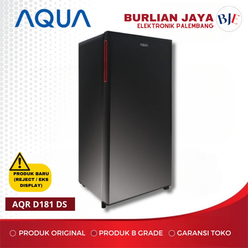 KULKAS 1 PINTU AQUA AQR D-181(DS) B GRADE KULKAS 1 PINTU PALEMBANG B GRADE