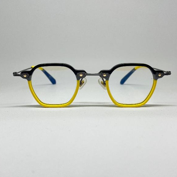 SuperEye Optic - Kacamata HALF CIRCLE POINT TITAN 504 INCLUDE LENSA kacamata kecil unik kacamata ret