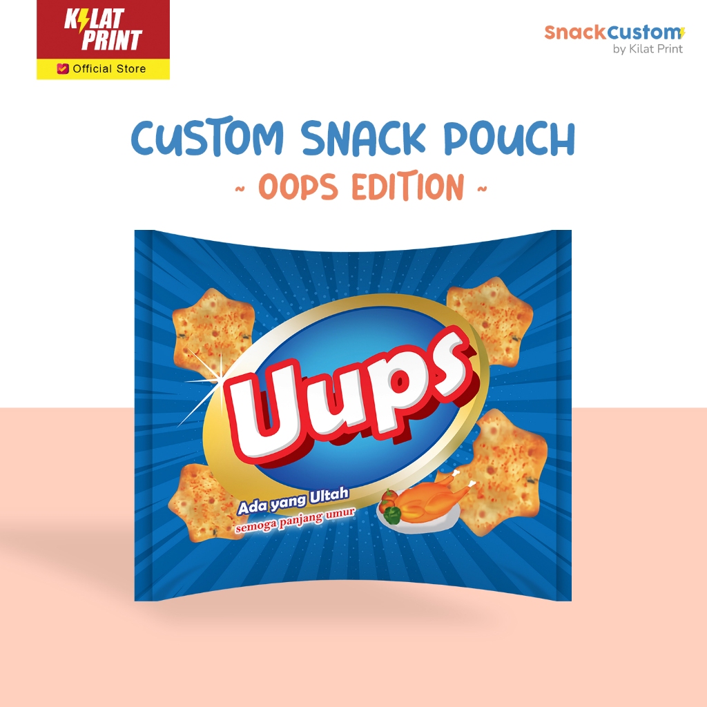 

Snack Custom Bungkus Pouch Jumbo Ala Oops