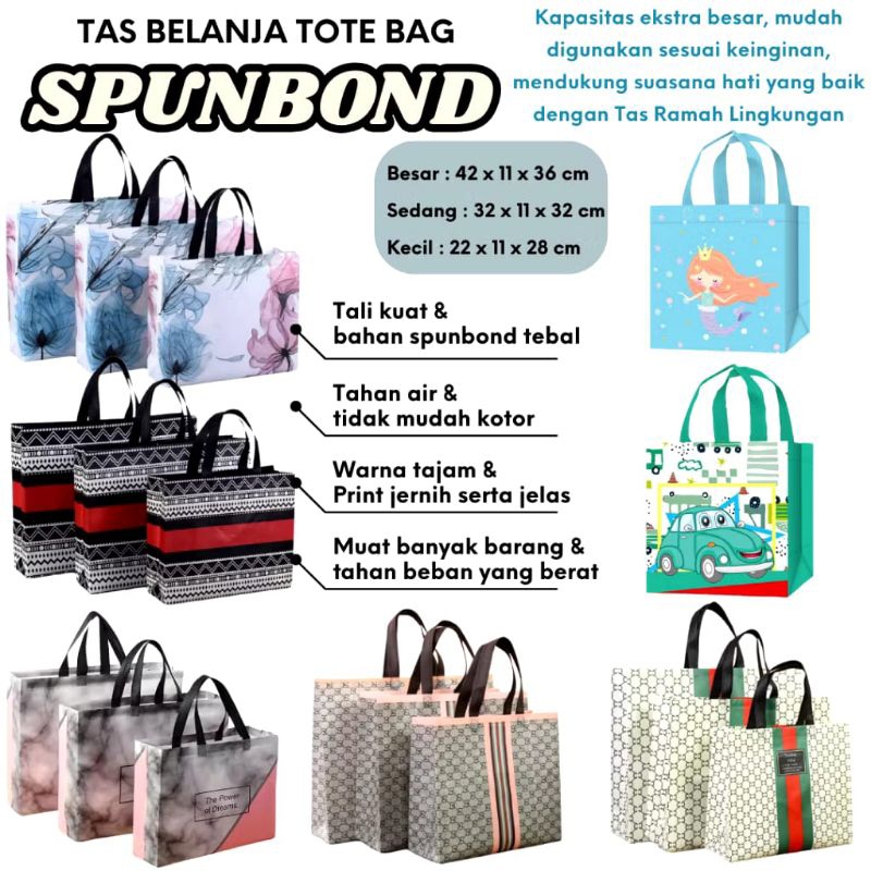 

Tas Parcel Goodie Bag Idul Fitri 30x40x15cm Tebal 75gsm Premium Bahan Tebal Spunbond
