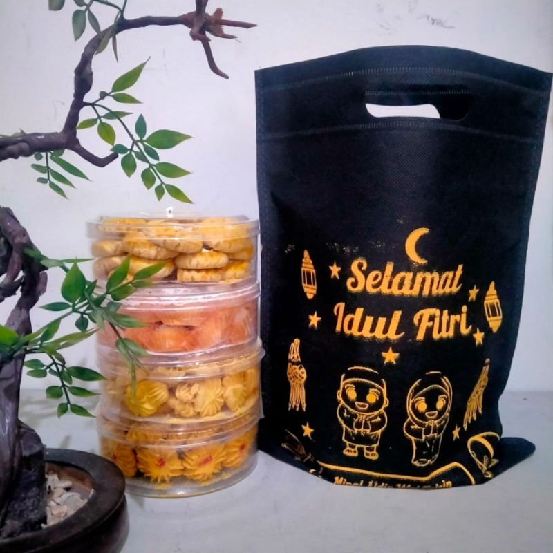 

PROMO tas lebaran idul fitri 25x35 /tas parcel bingkisan nastar/tas hari raya READY STOCK