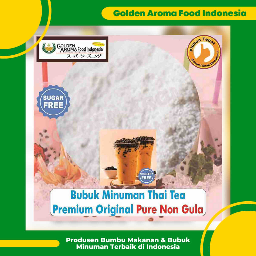 

Bubuk Minuman Rasa Thaitea Premium Original Tanpa Gula 1Kg . Serbuk Minuman Thai Tea Thailand 1 Kg Drinking Powder Boba Kekinian Aneka Rasa Green Tea Es Ori Grosir Instan Murah Reguler Terlengkap Golden Gafi Halal Enak Bubble Jualan Latte Kiloan Impor